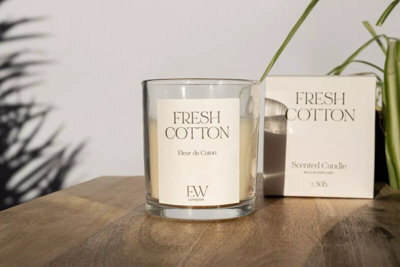 Scented Candle Jar - Fresh Cotton - image 1