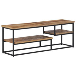 Berkfield Durable Tv Cabinet 110X30X39 Cm Solid Reclaimed Teak - thumbnail 9