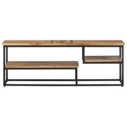 Berkfield Durable Tv Cabinet 110X30X39 Cm Solid Reclaimed Teak - thumbnail 1