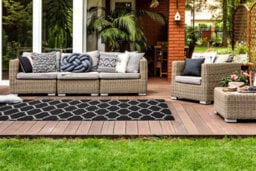 RugsX Runner Sizal Floorlux Design 20608 Moroccan Trellis Black / Silver 70  70X1050 Cm - thumbnail 3