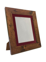 Frames By Post Metro Vintage Wood Frame With Red Mount A4 Image Size 9 X 6 - thumbnail 4