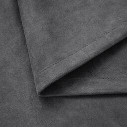 Bedlooms Charcoal Crushed Velvet Curtains Blackout Thermal Insulated Eyelet Curtain (Pair) 66 X 72 Inches With Tie Back Two - thumbnail 7