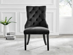 Furniturebox Uk Novara White Marble Black Leg 120Cm Round Dining Table & 6 Black Belgravia Black Leg Chairs - thumbnail 9