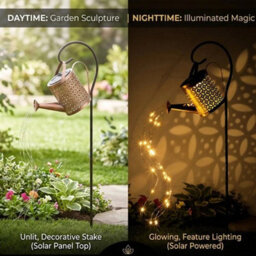 Solar Powered Watering Can Led String Garden Fairy Light - thumbnail 3