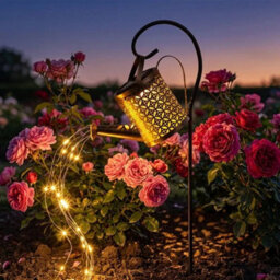 Solar Powered Watering Can Led String Garden Fairy Light - thumbnail 6