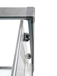 Vidalux Pure E Square 800 X 800 Black Electric Shower Cabin Triton Lux Metal 8.5Kw - thumbnail 2
