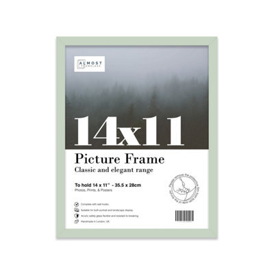 14X11 Mint Green Picture Frame (35.6 X 27.9Cm) Poster, Photo, Artwork, Gallery Wall Or Print - image 1
