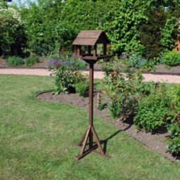 Kingfisher Bf009Hd Deluxe Wooden Bird Table Premium Robust Bird Feeder One Size Long Lasting - thumbnail 2