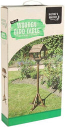 Kingfisher Bf009Hd Deluxe Wooden Bird Table Premium Robust Bird Feeder One Size Long Lasting - thumbnail 3