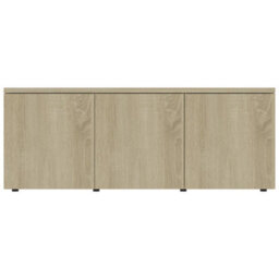 Berkfield Tv Cabinet Sonoma Oak 80X34X30 Cm Engineered Wood - thumbnail 6