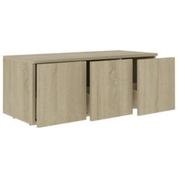 Berkfield Tv Cabinet Sonoma Oak 80X34X30 Cm Engineered Wood - thumbnail 5