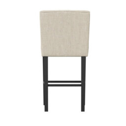 LPD Shay Stone Winged Counter Stool With Comfort Seat & Wood Legs Pack Of 1 - thumbnail 4