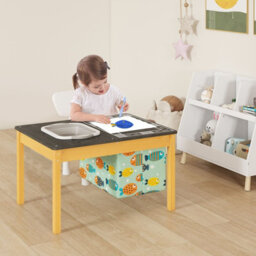 Costway 3-In-1 Kids Sand Water Activity Table Wooden Sensory Table - thumbnail 9