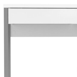 Wyld Haus Billabong White Gloss Office Desk 2 Drawers, 1016X400X765mm - thumbnail 6