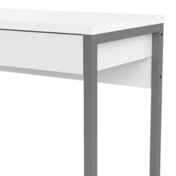 Wyld Haus Billabong White Gloss Office Desk 2 Drawers, 1016X400X765mm - thumbnail 7