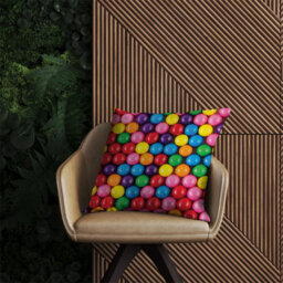 Warren Reed Designer Brightly Colored Gum Balls Outdoor Cushion 45Cm X 45Cm - thumbnail 2