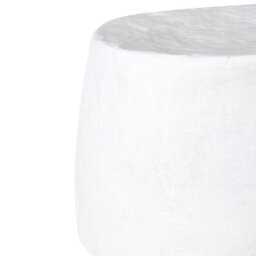 Beliani Handcrafted White Papier-Mâché And Clay Table Lamp For Bedside, 23Cm X 23Cm X 39Cm - thumbnail 5