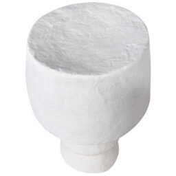 Beliani Handcrafted White Papier-Mâché And Clay Table Lamp For Bedside, 23Cm X 23Cm X 39Cm - thumbnail 4