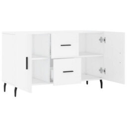 Berkfield Sideboard White 100X36X60 Cm Engineered Wood - thumbnail 5