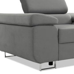 Torezio Armchair With Adjustable Headrests Living Room Upholstered Chipboard Frame Wave Spring 134X102X7090Cm Mustard - thumbnail 4