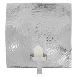 Orsina Large Wall Sconce,silver Lantern,textured Aluminum Large Wall Light,outdoor Wall Lamp With Glass Shade