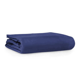 Ameha 100% Egyptian Cotton Super Soft & Breathable Hotel Quality Navy Flat Sheet King 270 X 298 Cm - thumbnail 5