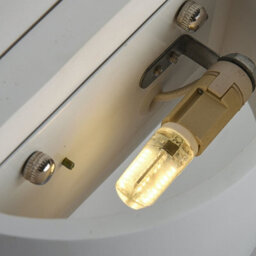 First Choice Lighting Set Of 2 Marmo - White G9 Plaster Wall Lights - thumbnail 9