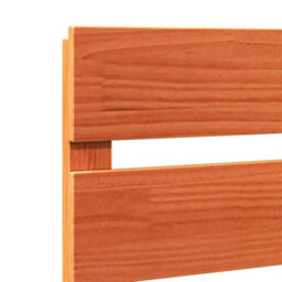 Berkfield Headboard Wax Brown 140 Cm Solid Wood Pine - thumbnail 6