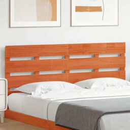 Berkfield Headboard Wax Brown 140 Cm Solid Wood Pine - thumbnail 3