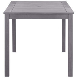 Berkfield Garden Table Grey Wash 140X80X74 Cm Solid Acacia Wood - thumbnail 3