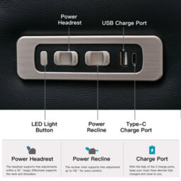 More4Homes Broadway 4 Seater Electric Recliner Cinema Sofa Usb Charging Led Base (Black) - thumbnail 9