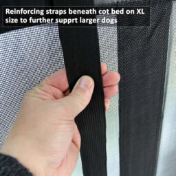 Actiaspet X Large Elevated Dog Bed Pet Raised Camping Cot Mesh With Canopy Cover - thumbnail 8