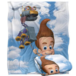 Jimmy Neutron Silky Helicopter Supersoft Blanket Multicoloured (One Size) - thumbnail 2