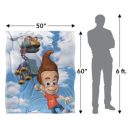 Jimmy Neutron Silky Helicopter Supersoft Blanket Multicoloured (One Size) - thumbnail 6