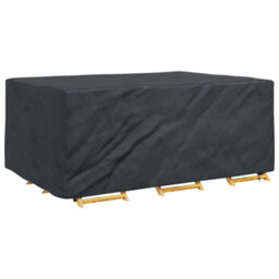 Walplus Outdoor Furniture Cover Black 230 X 165 X 80 Cm 600D - thumbnail 3