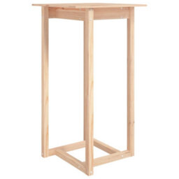 Berkfield 3 Piece Bar Set Solid Wood Pine - thumbnail 6