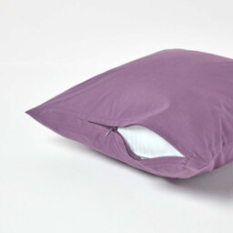 Homescapes Grape Continental Egyptian Cotton Pillowcase 200 Tc, 40 X 40 Cm - thumbnail 3