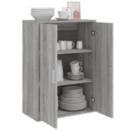 Berkfield Sideboard Grey Sonoma 60X31X84 Cm Engineered Wood - thumbnail 4