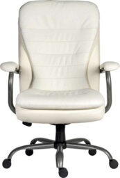 Teknik Goliath Heavy Duty Executive Chair White Suitable For 27 Stone User Weight - thumbnail 2