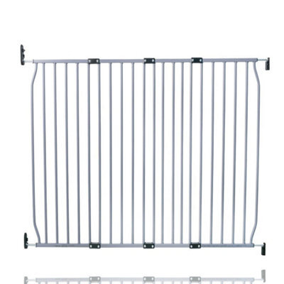 Bettacare Screw Fit Metal Dog Gate, Grey, 130Cm - 140Cm - image 1