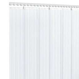 Berkfield Door Curtain Transparent 300 mmx2.6 mm 25 M Pvc - thumbnail 3