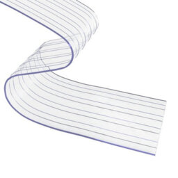 Berkfield Door Curtain Transparent 300 mmx2.6 mm 25 M Pvc - thumbnail 6