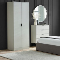 Oakham Premium Arden 2 Door Wardrobe In Silk Grey - thumbnail 2