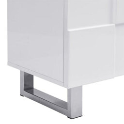 Furniture in Fashion Aspen High Gloss Shoe Cabinet With 2 Doors 1 Drawer In White - thumbnail 9