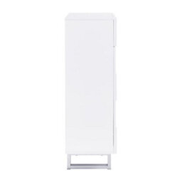 Furniture in Fashion Aspen High Gloss Shoe Cabinet With 2 Doors 1 Drawer In White - thumbnail 7