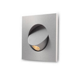 Ultra Beam Lighting Ultrabeam 3 Watt Led Square Silver Recessed Wall Or Headboard Reading Lamp - thumbnail 2