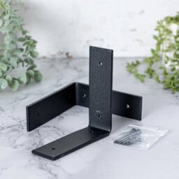 domli Solid Wood Oak Wall Shelf & Brackets - 300mm X 150mm X 18mm - Wooden Wall Mounted Shelf - Home Furniture Decorative Shelving - thumbnail 5