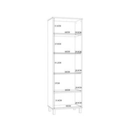 Furniture To Go Grafton Glass Door Display Cabinet In Cream And Oak - thumbnail 8