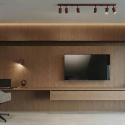 Luminosa Lighting Luminosa Ring Ceiling Spotlight Bar Burgundy 3X Gu10 - thumbnail 7