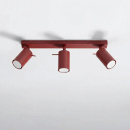 Luminosa Lighting Luminosa Ring Ceiling Spotlight Bar Burgundy 3X Gu10 - thumbnail 2
